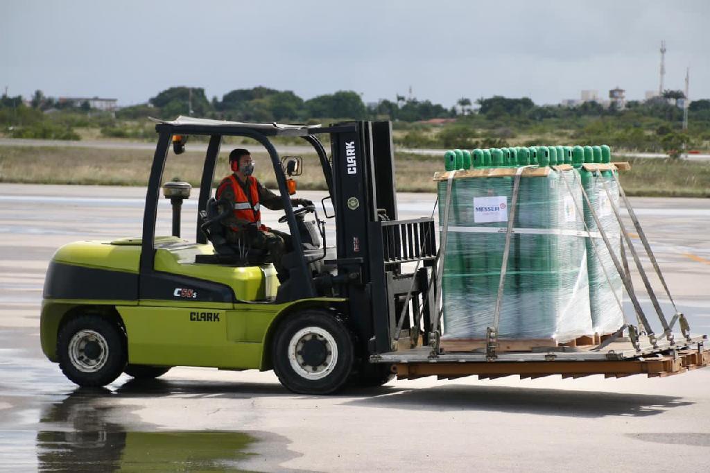 apos articulacao do governo de mato grosso ministerio da saude envia 340 cilindros de oxigenio para o estado