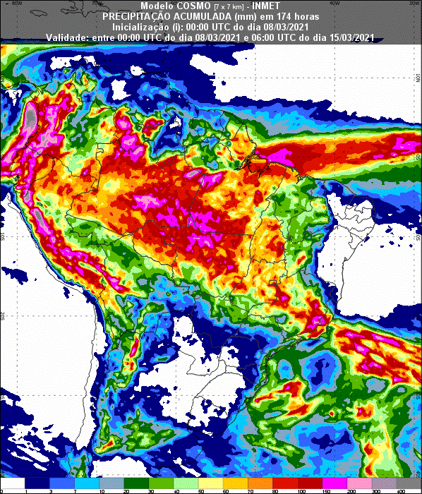 Chuvas devem continuar durante esta semana em Mato Grosso 76 fig 1 infor 9