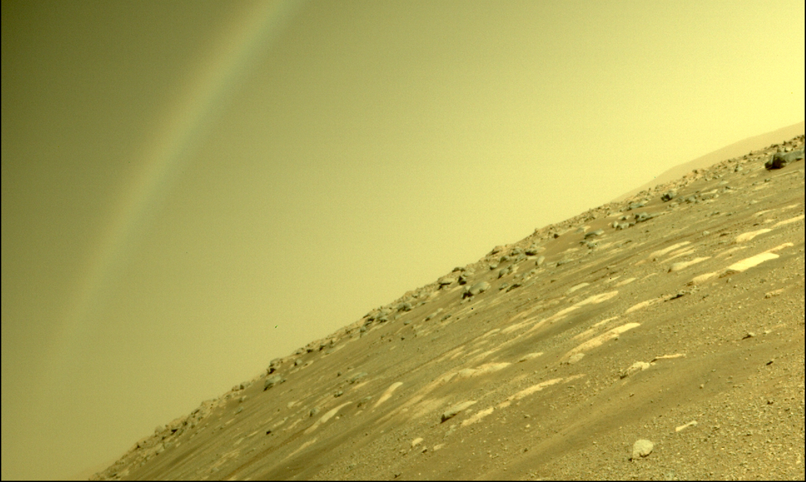 Arco íris em Marte Perseverance captura imagem e esclarece mistério