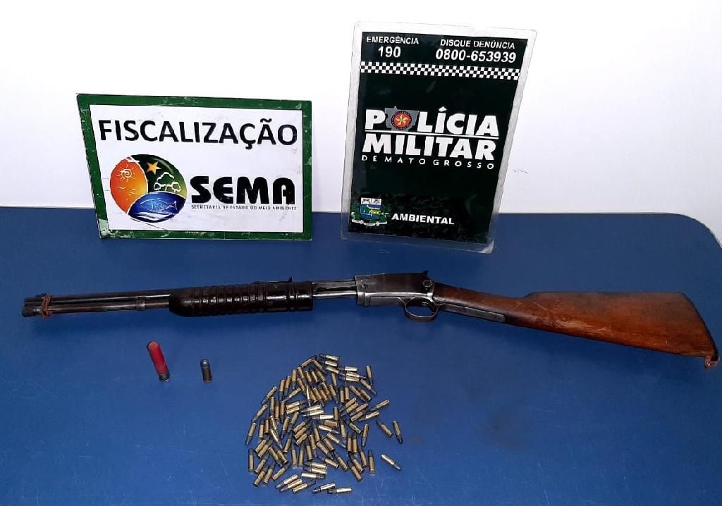 Batalhão Ambiental prende homem novamente por porte ilegal de arma de fogo em Querência 2021 04 05 17:09:33