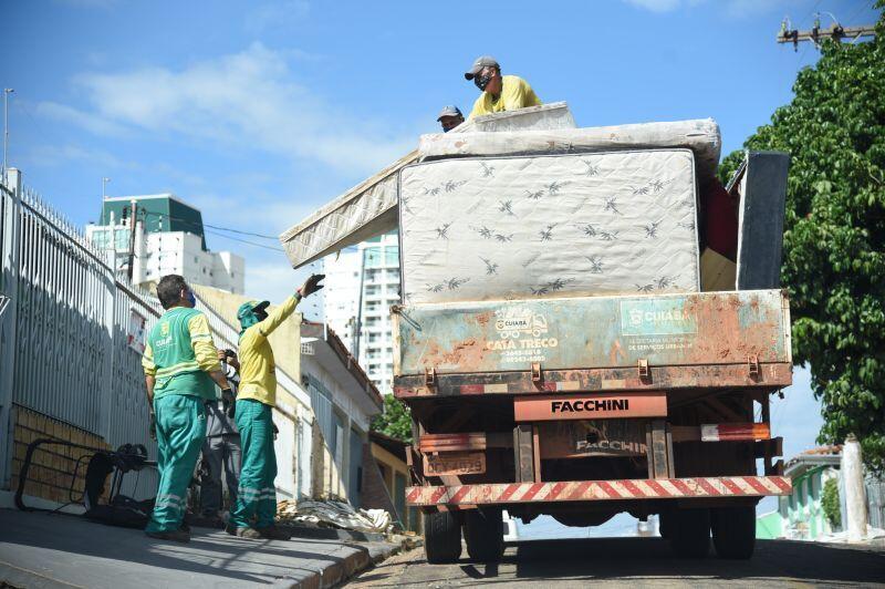 Cata treco recolhe cerca de 30 toneladas de materiais inservíveis a cada bairro atendido 2021 04 25 12:08:34