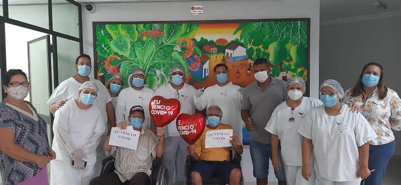 Nove pacientes que estavam no Hospital São Benedito recebem alta nesta segunda feira 5) 2021 04 06 08:55:41