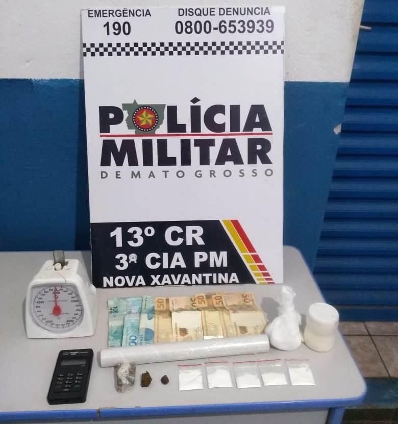 PM prende irmãos por trafico de droga em Nova Xavantina 2021 04 25 12:07:20