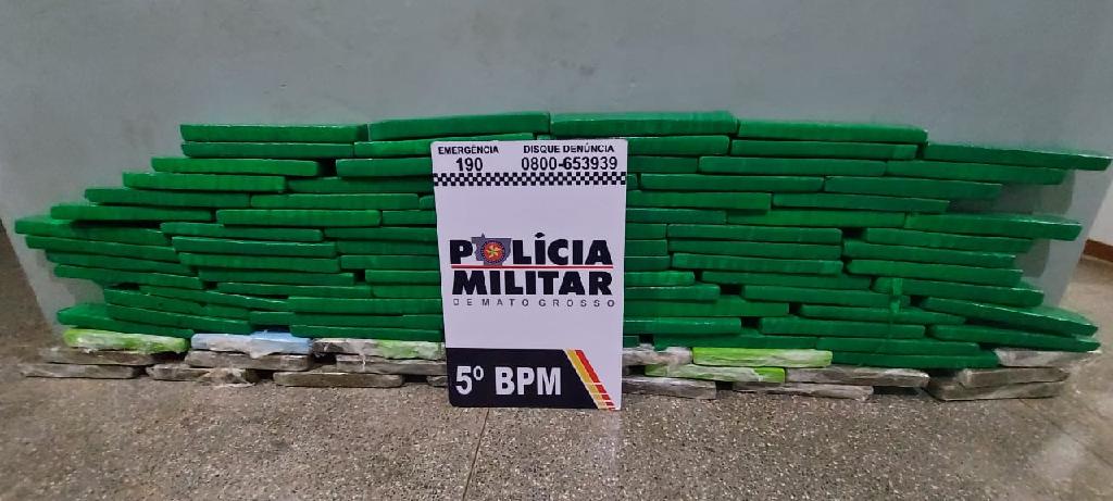 Policiais encontram malas com 98 tabletes de maconha em Rondonópolis 2021 04 12 11:33:58