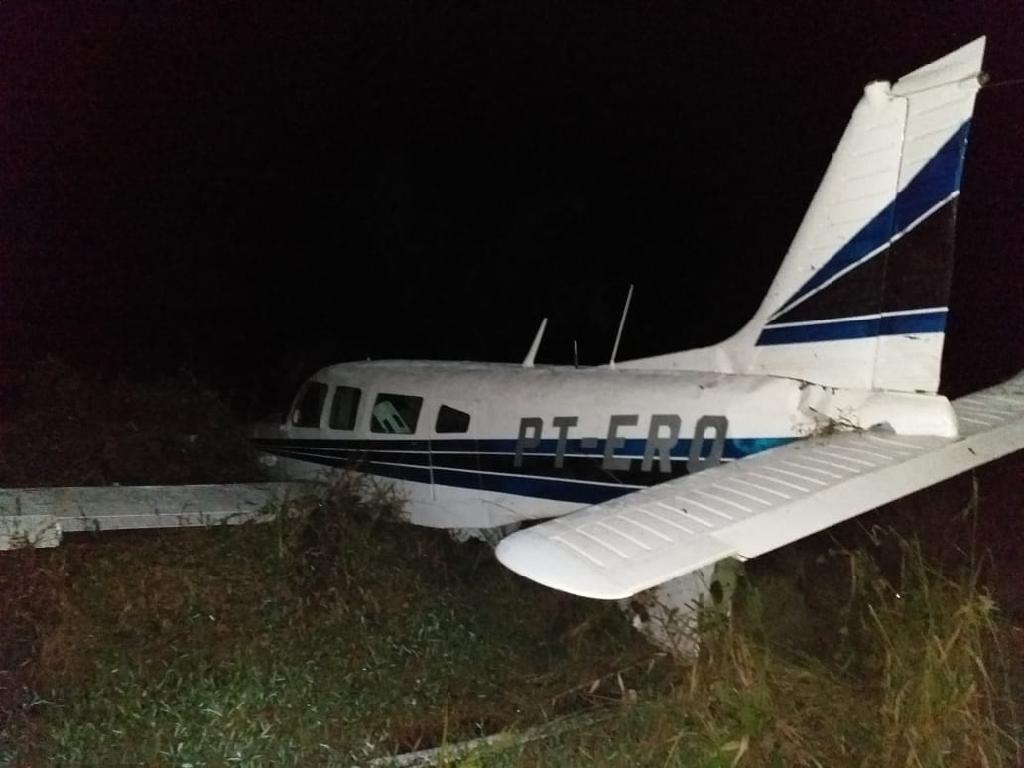 Polícia Militar é acionada após queda de aeronave em fazenda no município de Castanheira 2021 04 01 17:00:42