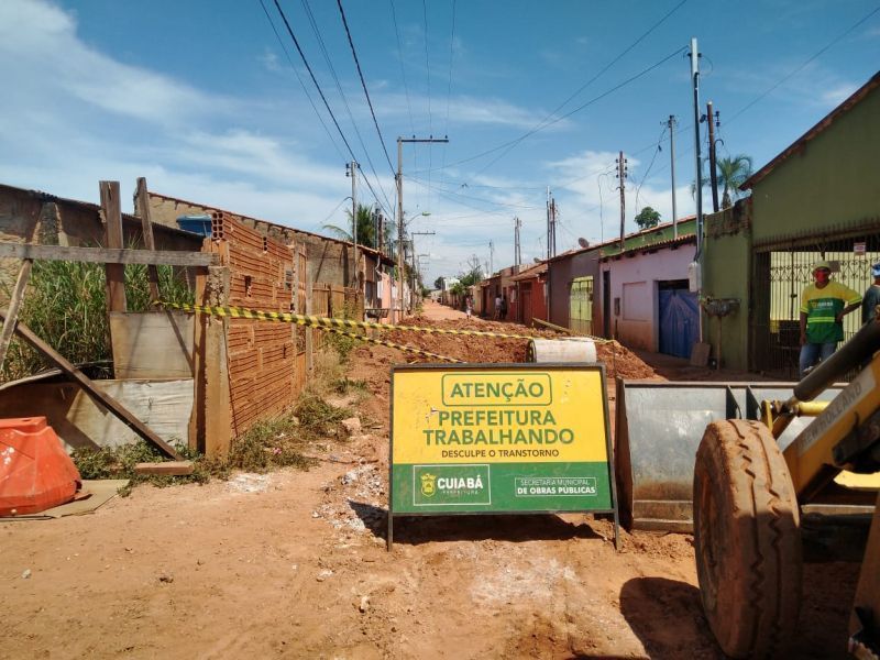 Secretaria de Obras Públicas inicia intervenção que eliminará problema de alagamento no São Gonçalo III 2021 04 06 08:57:39