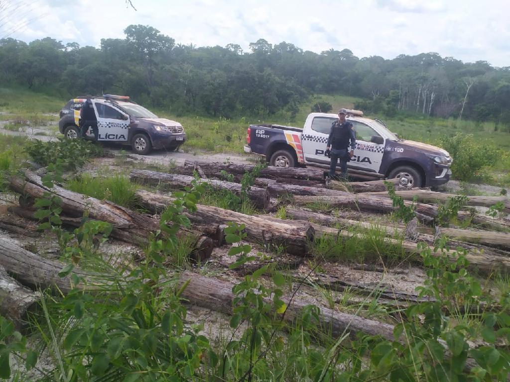 Sete homens são pegos extraindo madeiras de área indígena em Campinápolis 2021 04 03 18:32:48