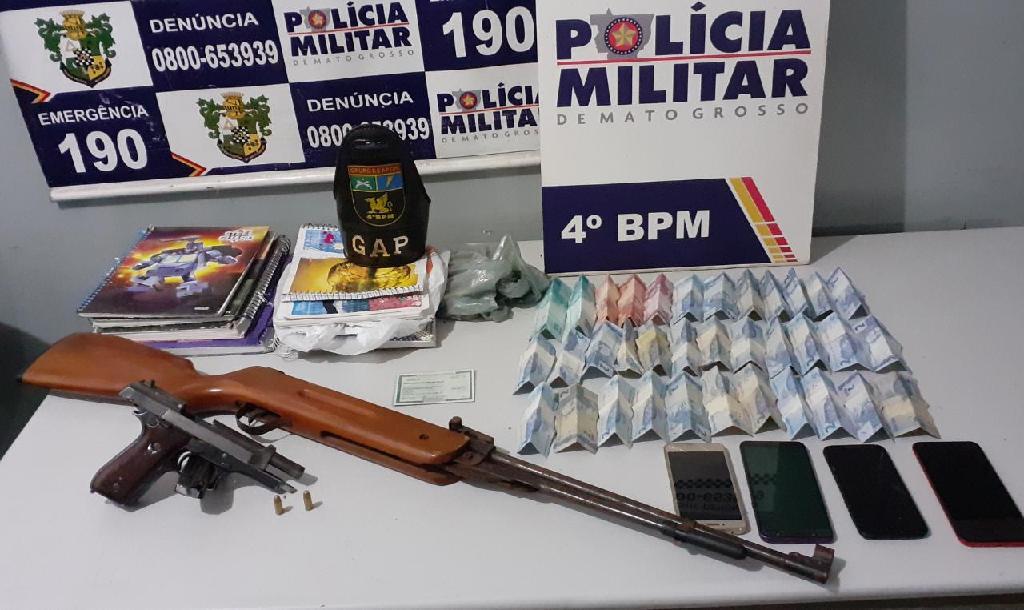 Suspeitos ostentam armas de fogo em redes sociais e são presos em Várzea Grande 2021 04 07 18:33:32