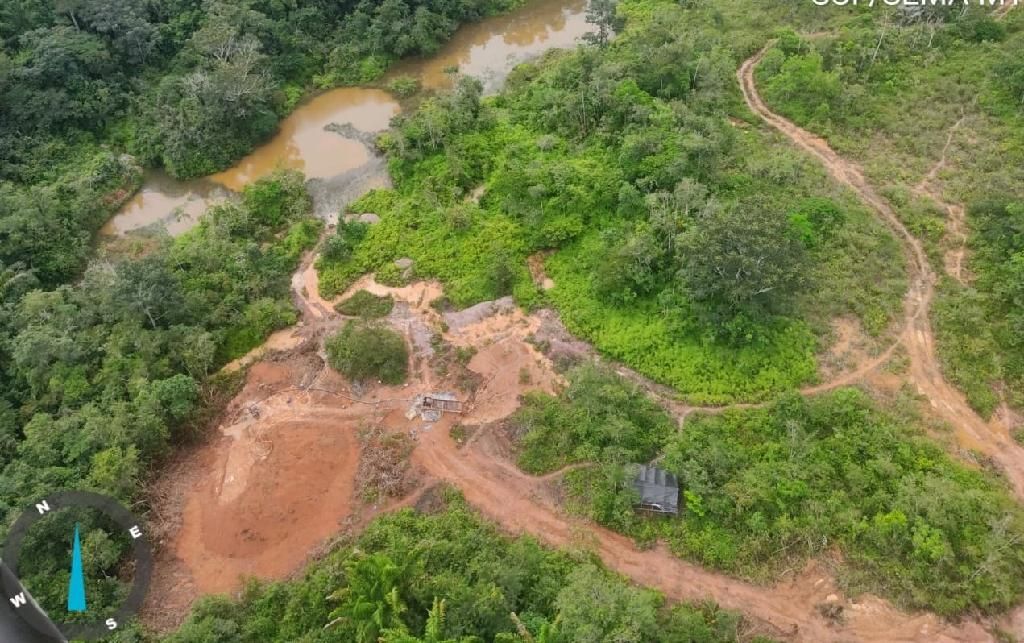 sema e ciopaer desativam garimpo ilegal em parque estadual igarapes do juruena