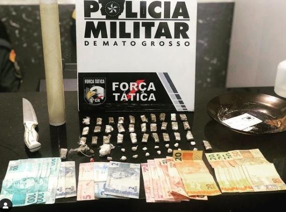 Em festa clandestina PM de Barra do Garças encontra droga com moradores e frequentadores 2021 05 24 17:06:17