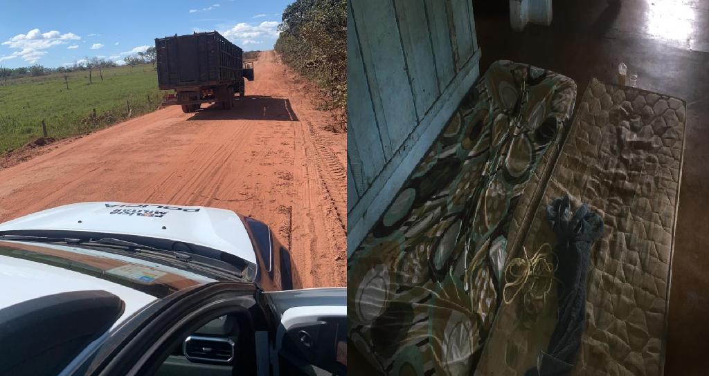 PM recupera caminhões com bois roubados de fazenda e prende três suspeitos 2021 05 21 12:01:43