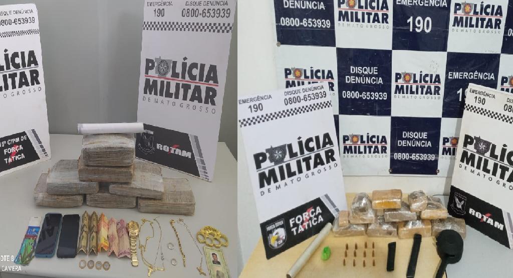 durante patrulhamento rotam tira 17 barras de maconha de circulacao em cuiaba e varzea grande