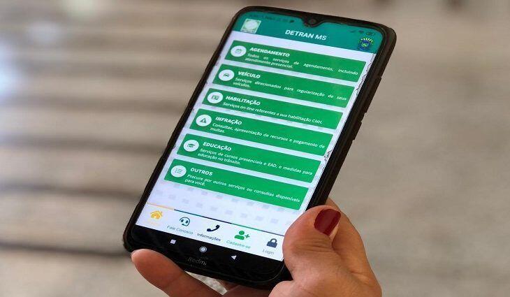 mato grosso do sul detran digital quantidade servicos realizados de forma online ja supera os presenciais