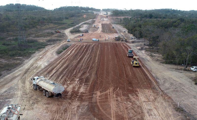 construcao da avenida contorno leste avanca com mais de uma frente de trabalho