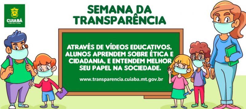 estudantes da rede publica municipal de cuiaba participam do projeto semana da transparencia