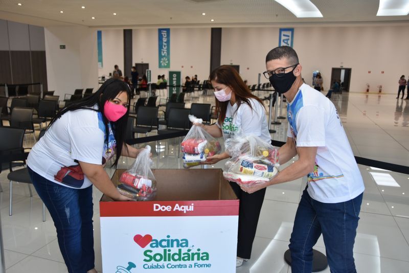 profissionais da educacao do municipio aderem a campanha vacina solidaria