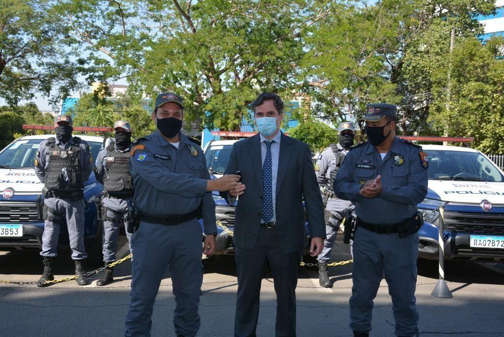 batalhao fazendario recebe viaturas e armas para reforcar policiamento nas fiscalizacoes