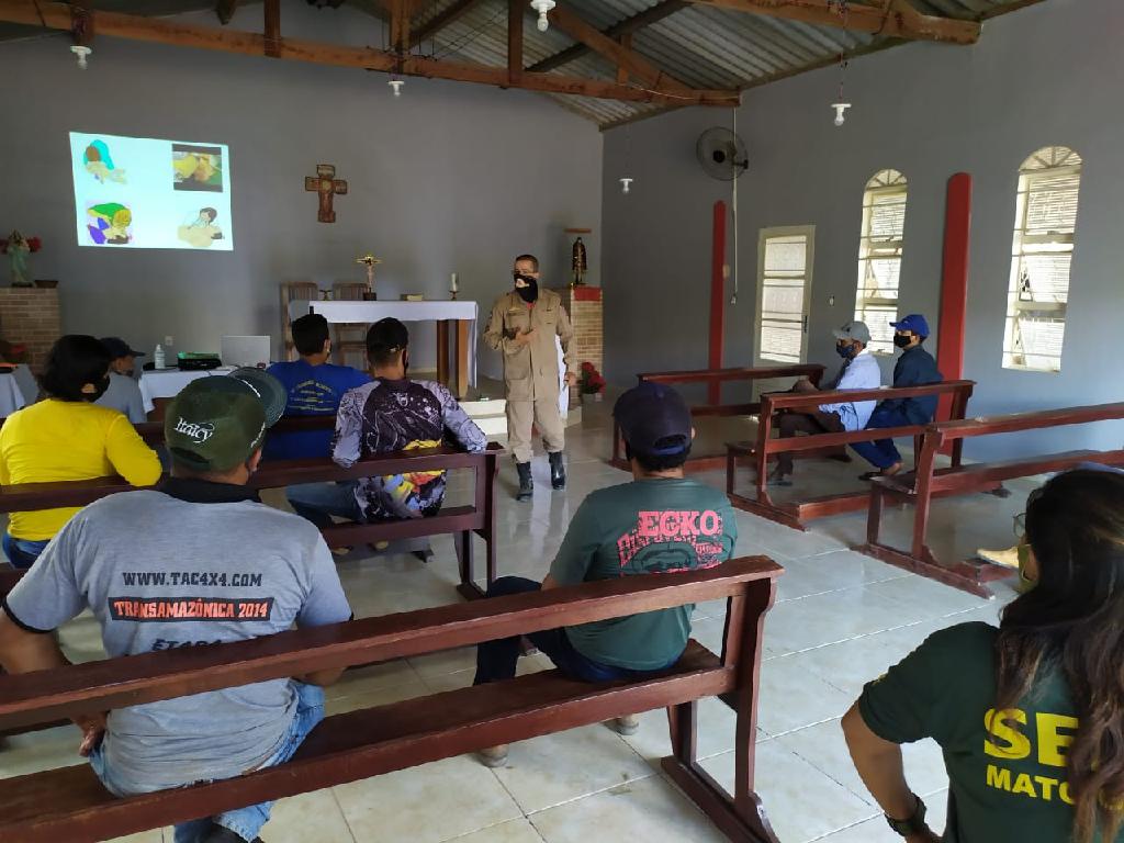 comunidade de barao de melgaco recebe curso de formacao de brigadistas