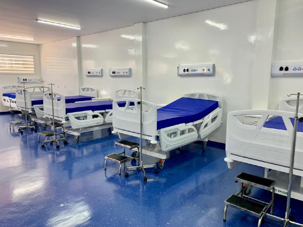 obra do hospital regional de sorriso avanca e enfermarias ja comecam a ser mobiliadas