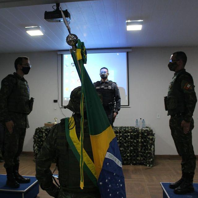 pm eleva unidade a 2ª companhia independente de protecao ambiental e realiza passagem de novo comando