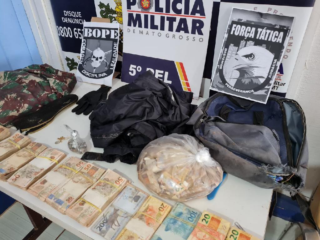 policia recupera quase meio milhao de reais de roubo em cooperativas