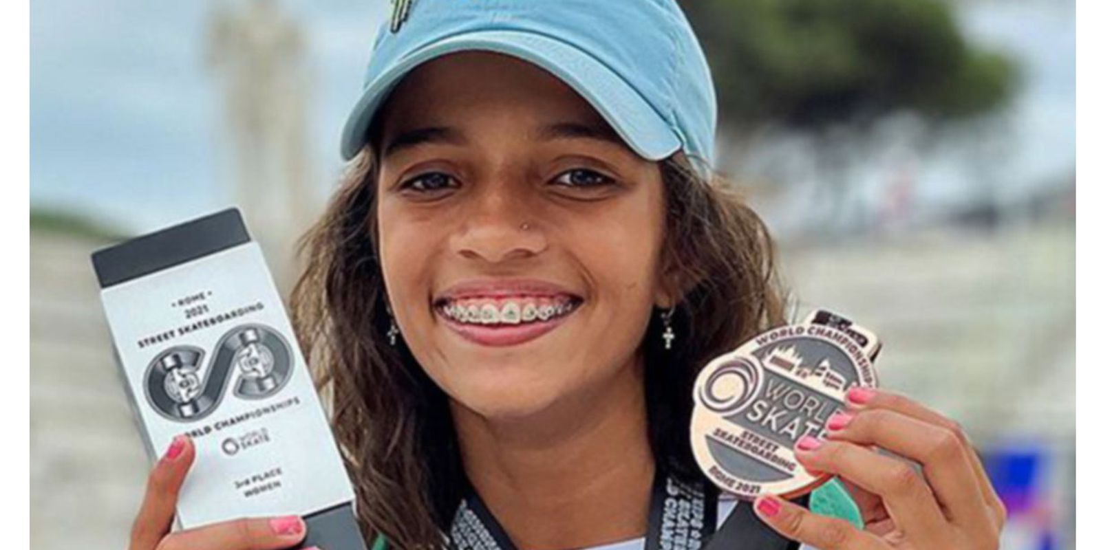 skate rayssa leal de 13 anos fatura bronze no mundial de street