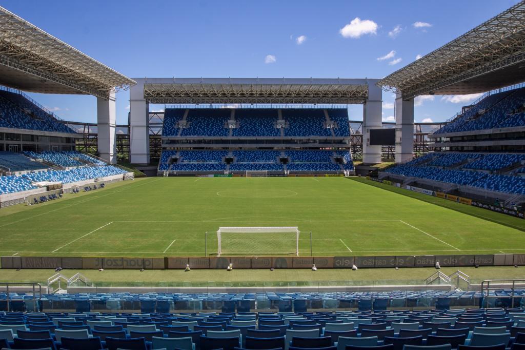 ultima etapa das obras de reforma na arena pantanal foram paralisadas para realizacao da copa america