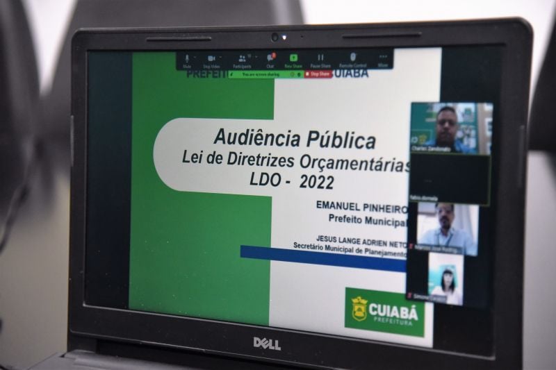 prefeitura participa da primeira audiencia publica sobre a ldo 2022
