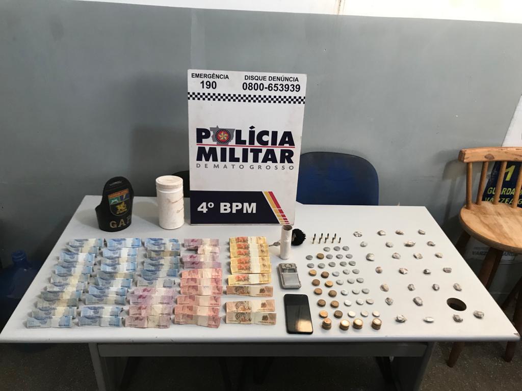 denuncia auxilia na prisao de casal por trafico de droga em varzea grande