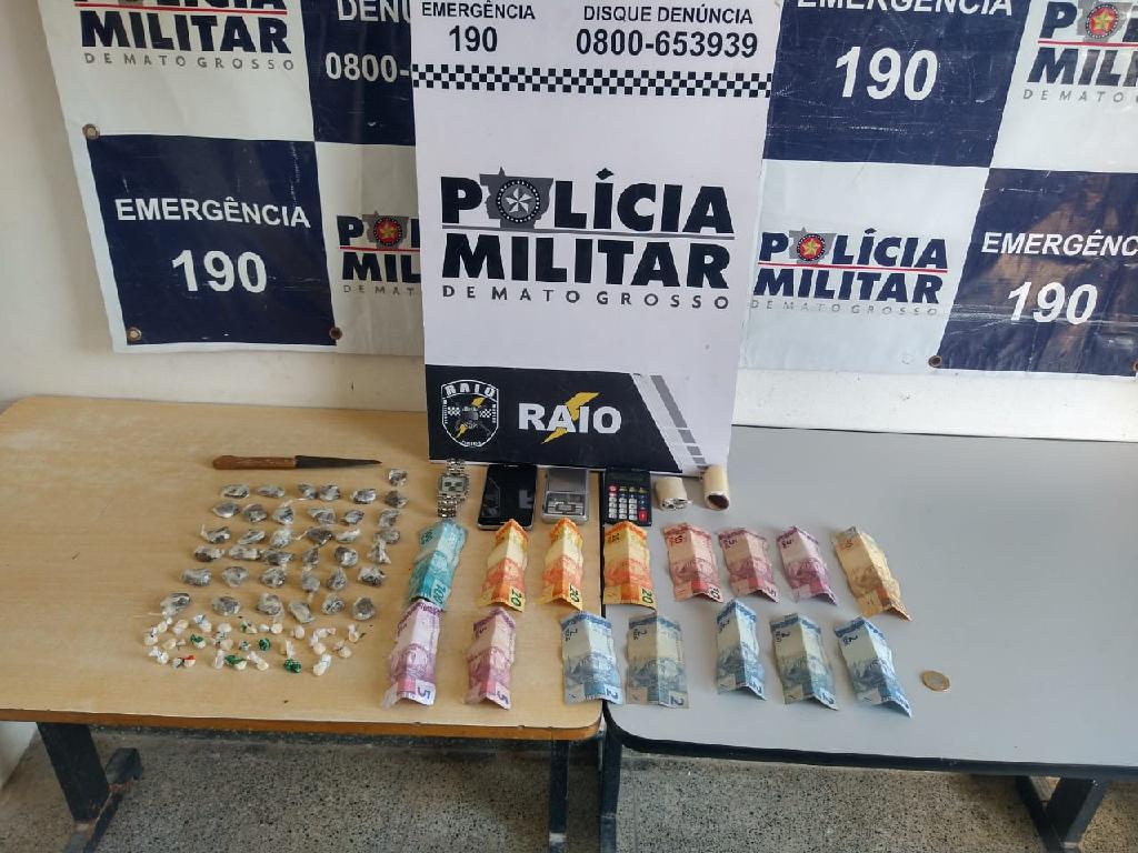 ponto de trafico de droga e descoberto e dupla detida em flagrante