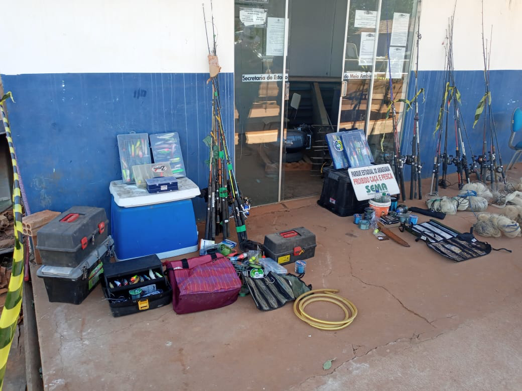 sema e pm apreendem pescado e carne de caca durante operacao no araguaia