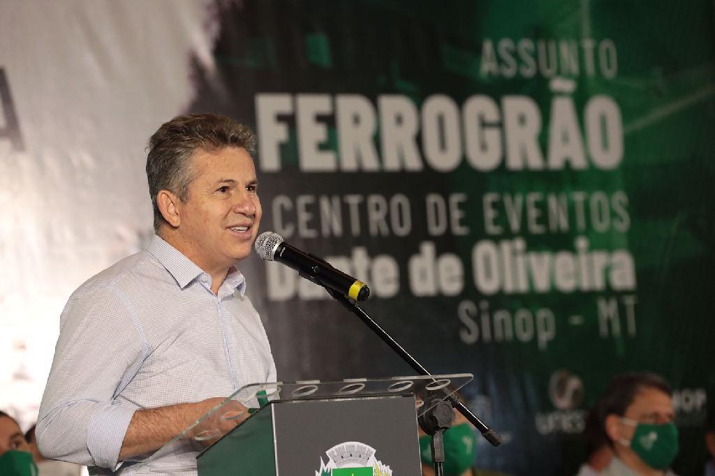 a ferrograo tem 1000 de apoio do governo de mato grosso afirma mauro mendes