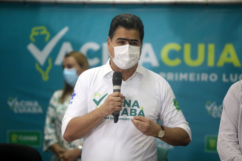 prefeito de cuiaba anuncia vacinacao para faixa etaria de 30 a 34 anos a partir de segunda feira