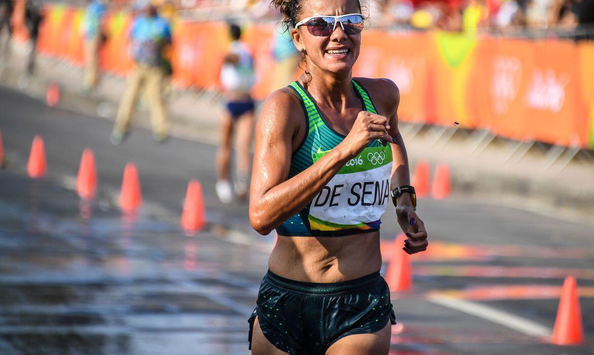 com infracao no final erica sena fica em 11º lugar na marcha atletica