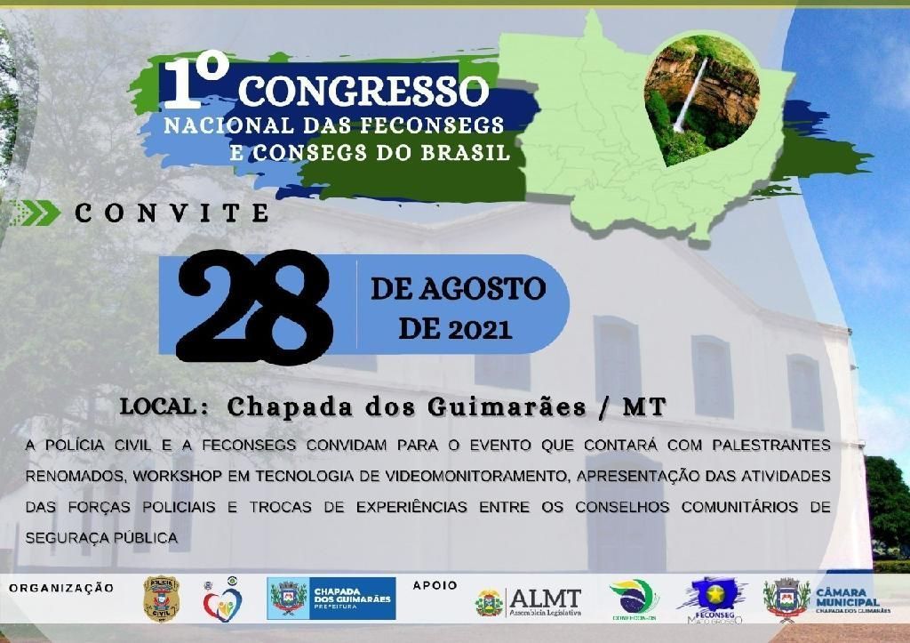 congresso nacional das consegs e feconsegs acontece neste final de semana em chapada dos guimaraes