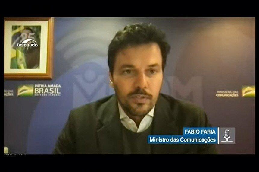 governo expandira internet nas escolas diz fabio faria a comissao temporaria da covid 19