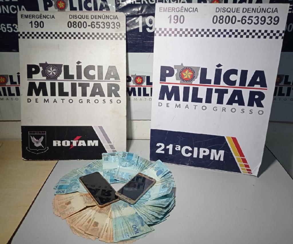 mulher e presa pela pm com r 8 mil oriundos de golpe na internet