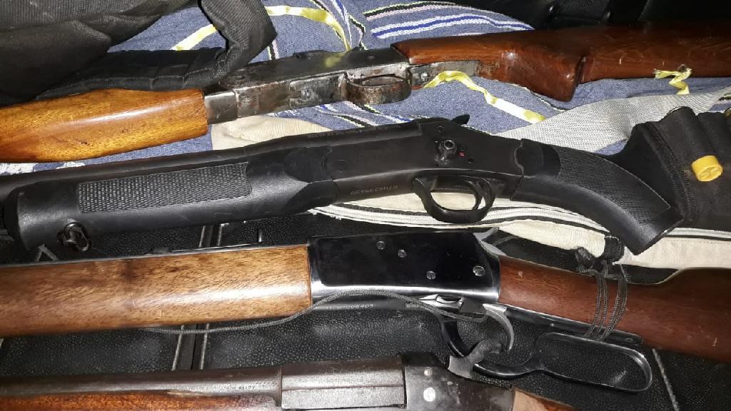 pm apreende armas e prende nove pessoas por porte ilegal em varios municipios de mt