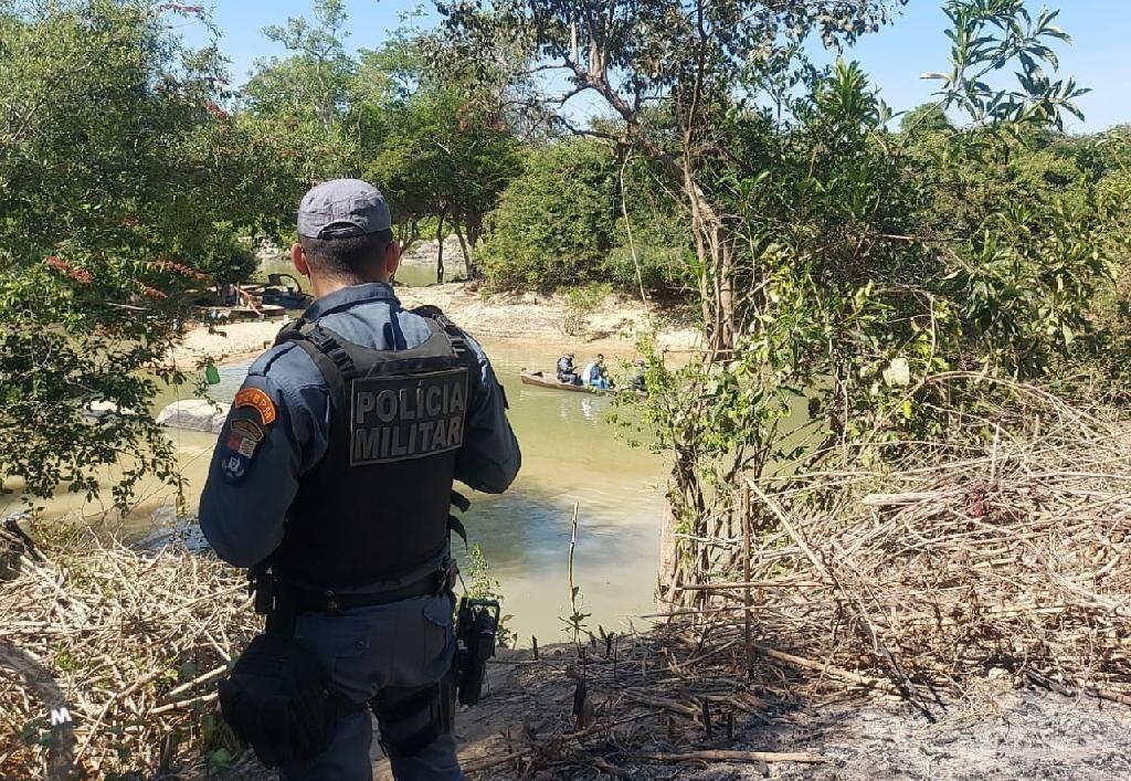 pm fecha garimpo ilegal em matupa e prende dois homens em flagrante