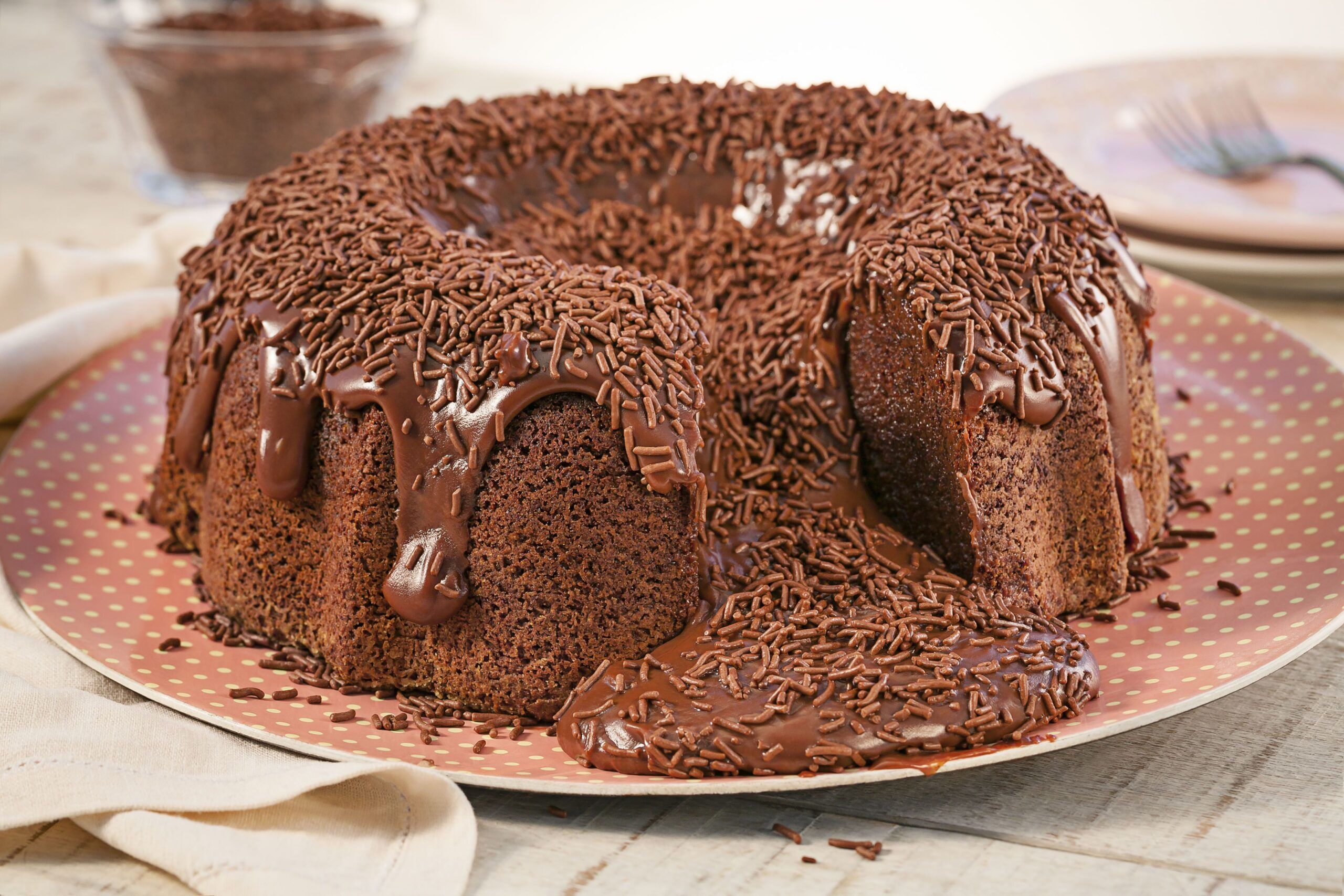 bolo de chocolate