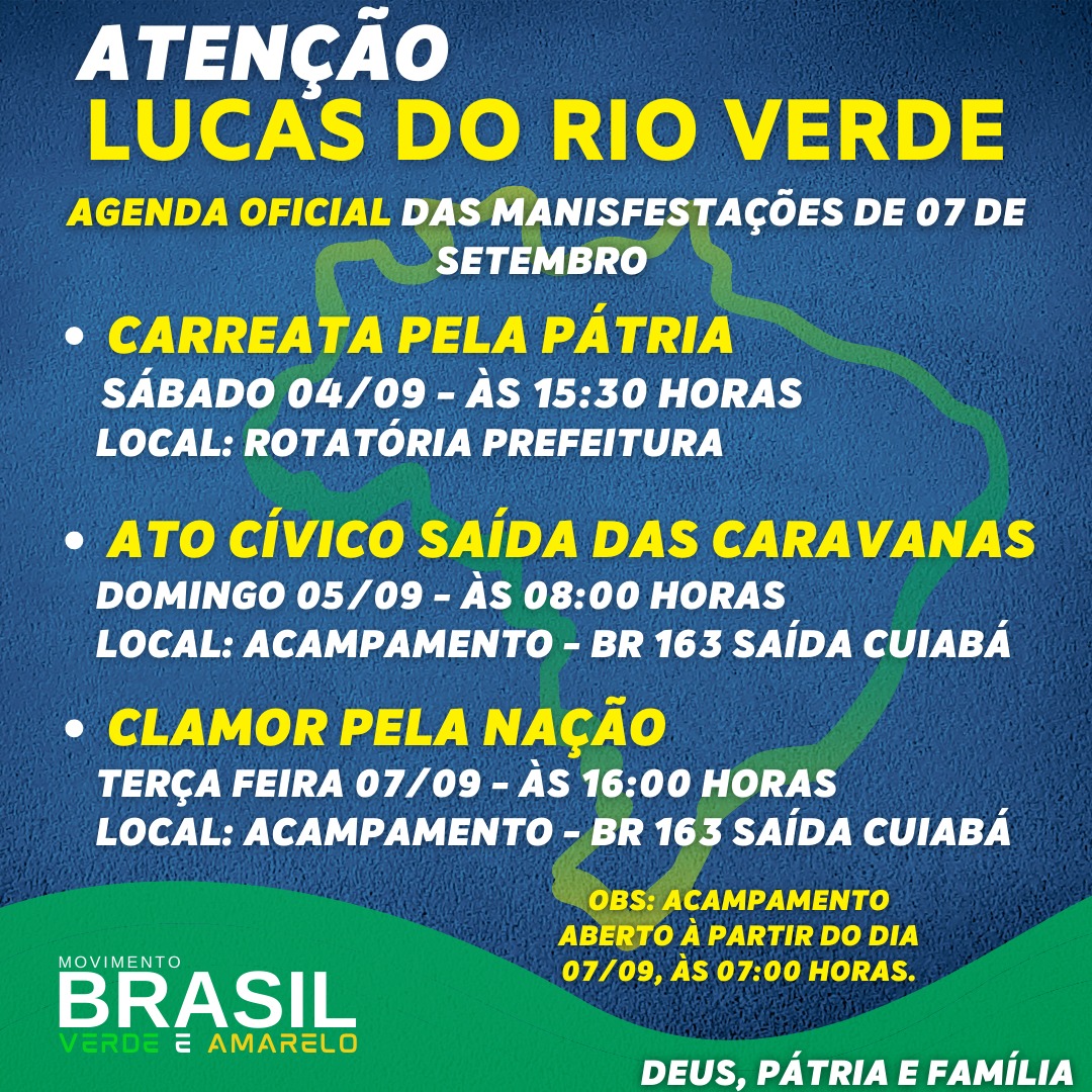 Coordenadores convidam populares para manifesto de 7 de setembro em Lucas e Brasília 5 WhatsApp Image 2021 09 03 at 12.55.40