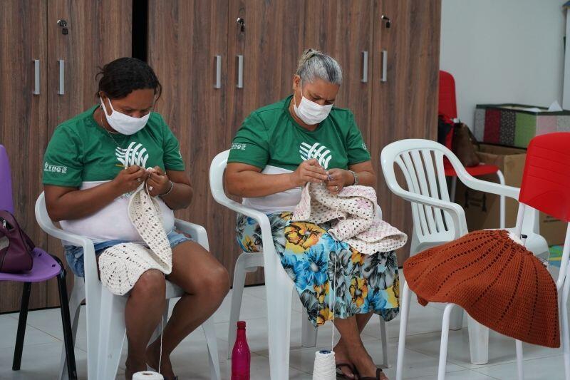 curso de croche em barbante inspira moradoras de lucas do rio verde