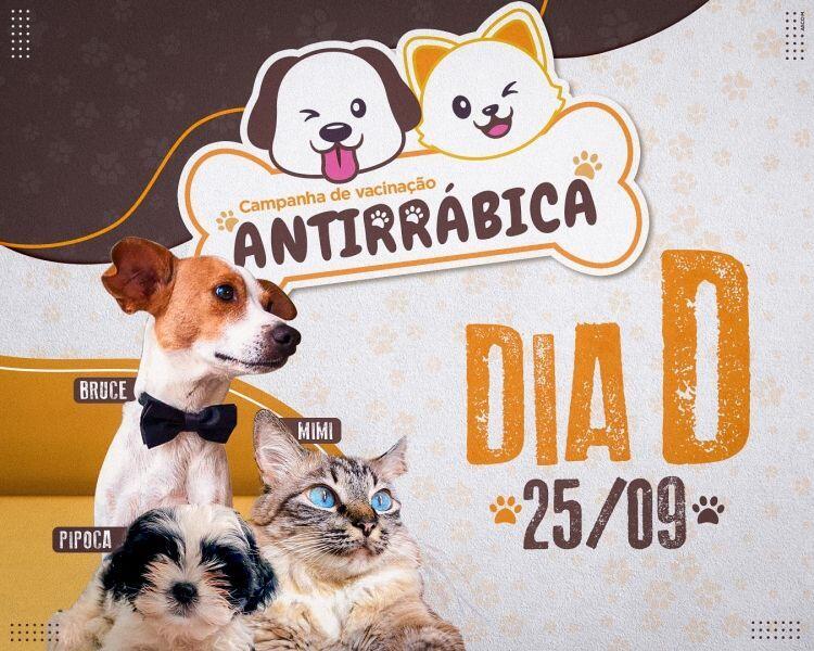 dia d da vacinacao antirrabica sera em 25 de setembro