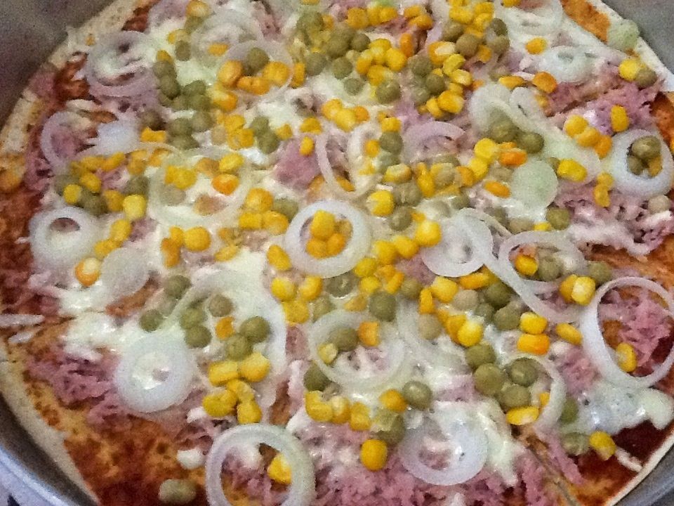 pizza de liquidificador