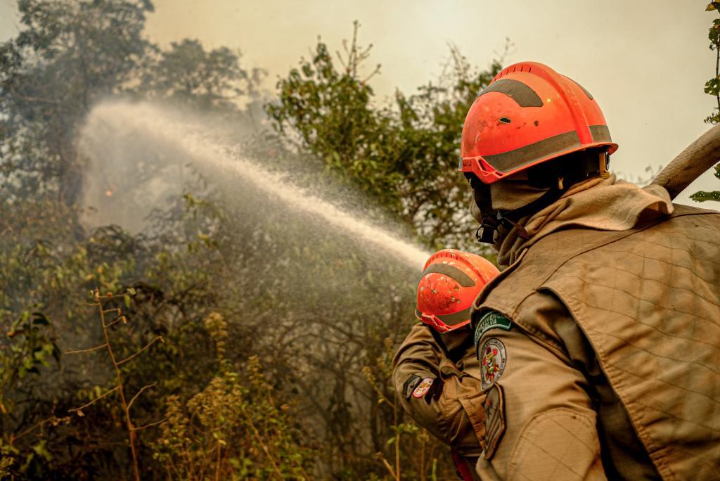 incendio no parque estadual encontro das aguas esta parcialmente controlado