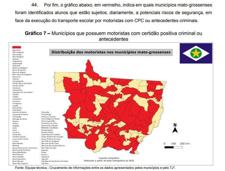 mapa cidades MT