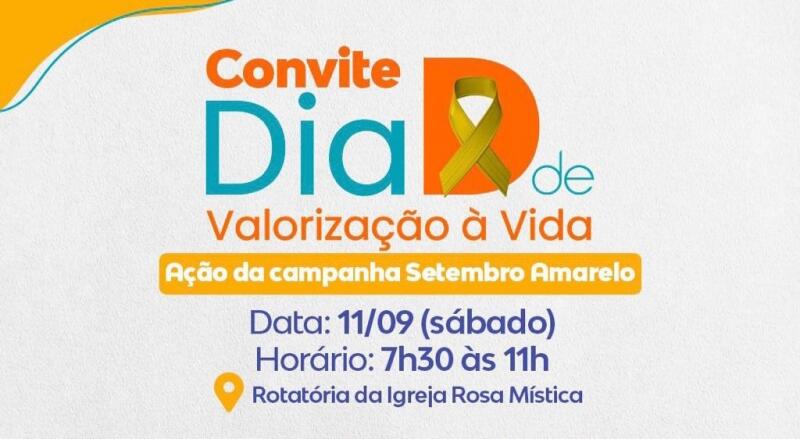 setembro amarelo dia d de valorizacao a vida sera neste sabado 11