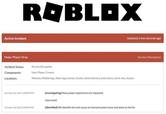 Roblox: servidores não respondem e usuários não conseguem se