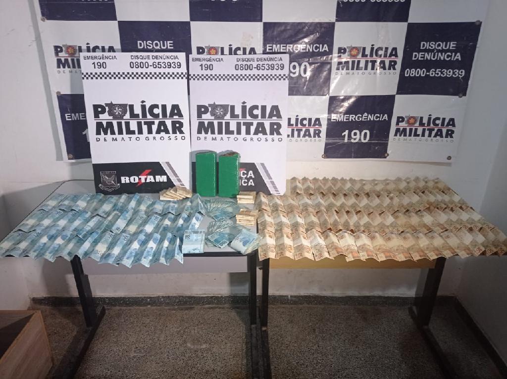 entregador de drogas e preso com maconha e r 35 mil em cuiaba