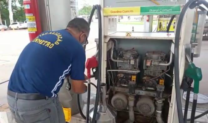 ipem mt interdita bomba de posto de combustivel de cuiaba por irregularidade